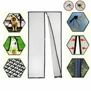 Magnetic Screen Door Cover Mesh Net Block Mosquito Fly Insect Bug Adhesive Curtain