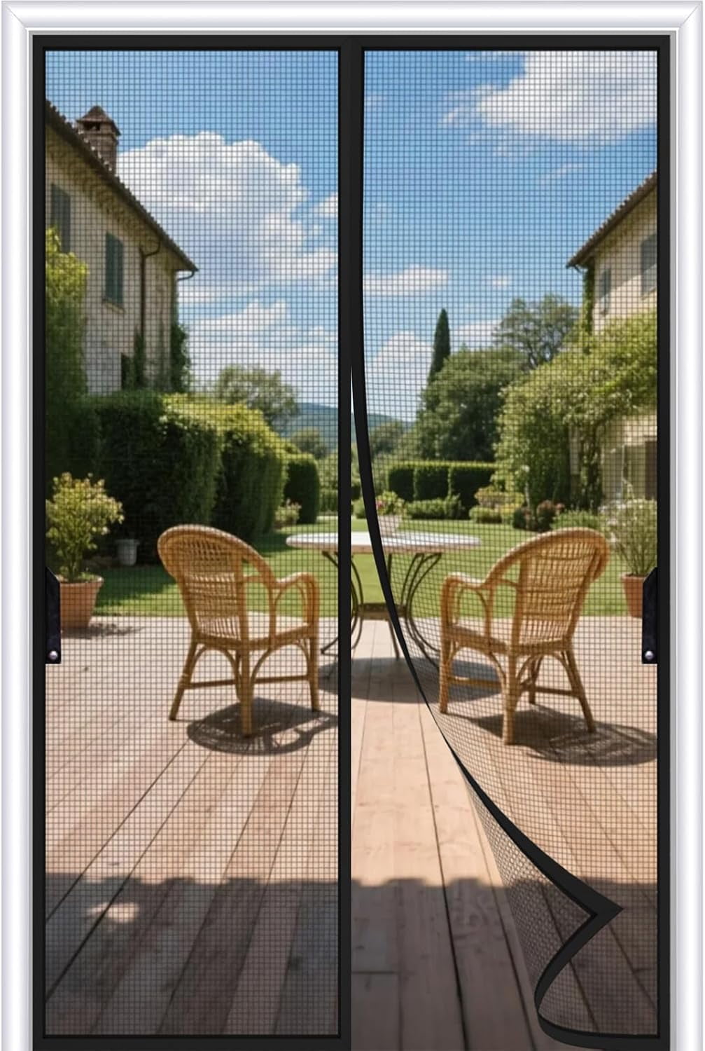Plus Size Entry Magnetic Screen Door Fit 38