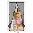 thumbnail image 1 of GARITIN Magnetic Screen Door, 39x83 Inch Hands-Free Mesh Door Screen, Heavy Duty Self-Closing Magnetic Screen for Doors, Black, 1 of 7