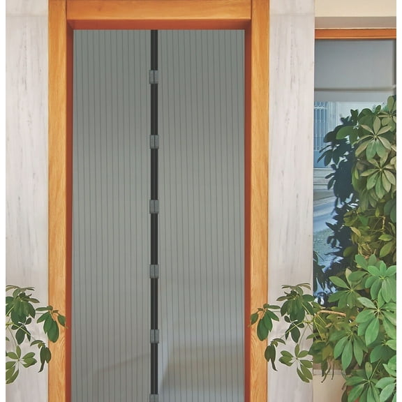 Magnetic Screen Door Mesh Curtain Durable Heavy Duty Mosquito Net Bug Hands Free