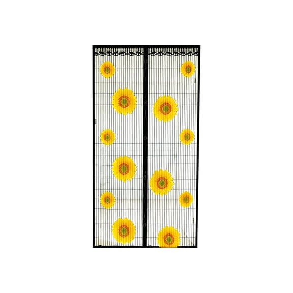 Magnetic Screen Door, Mesh Door Curtain, Heavy Duty No Drilling Invisible Mesh Mosquito Net for Patio Sliding Front Back Doors, Seamless Automatic Closure, Reinforced Weighted Bottom