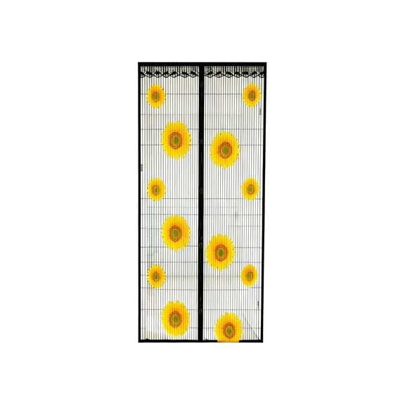 Magnetic Screen Door, Mesh Door Curtain, Heavy Duty No Drilling Invisible Mesh Mosquito Net for Patio Sliding Front Back Doors, Seamless Automatic Closure, Reinforced Weighted Bottom