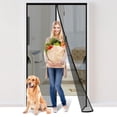 thumbnail image 1 of Magnetic Screen Door Premium Reinforced PET（Polyethylene Terephthalate） Door Net Easy Install Magnet Screen Door for Sliding Door,Front,Back,Patio,Apartment Door, 1 of 6