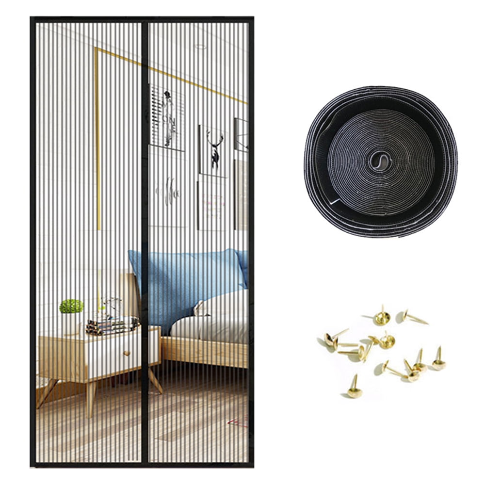 Screen Door Self Sealing, Hands Free Mesh Partition Keeps Bugs