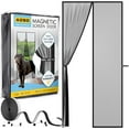 thumbnail image 1 of Magnetic Screen Door - Self Sealing, Heavy Duty, Hands Free Mesh Partition Keeps Bugs Out - Pet and Kid Friendly - Patent Pending Keep Open Feature - 38 Inch x 97 Inch, 1 of 9
