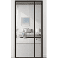 thumbnail image 1 of Magnetic Screen Door for Home, Auto-Close Heavy Duty Mesh Curtain, Bug Proof & Pet Friendly Design, Easy-Install Hands Free Entry, 35.4" x 82.7", Black, 1 of 8