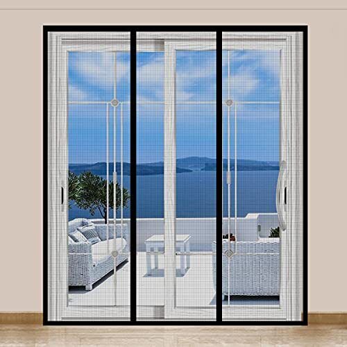 Screen Door for French Door (72"Wx80"L) Glass Sliding Screen