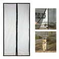 thumbnail image 1 of Magnetic Screen Door for Single Door, Heavy Duty White Mesh Screen Door Magnets, Retractable Magnetic Door Screen for Sliding Front Doorway, 2 Pcs, 1 of 8