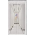 thumbnail image 1 of Magnetic Screen Door with 32 Magnets Heavy Duty Mesh Curtain, Fits Doors Up to 39"x82", Dogs Pets Friendly Door Screen, Black, 1 of 7