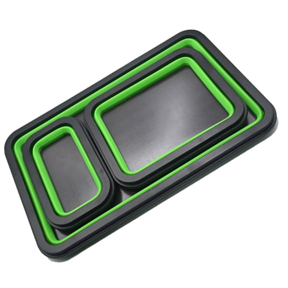 Magnetic Screw Holder Trays Plumber Tool Workbench Organizers for Mechanics 3pcs