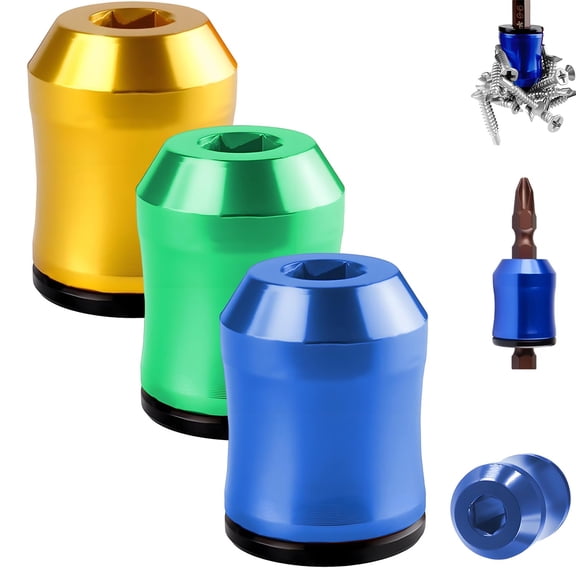 Magnetic Screw Holder, Universal Bit Magnetizer Ring for Screwdrivers & Drill Bits