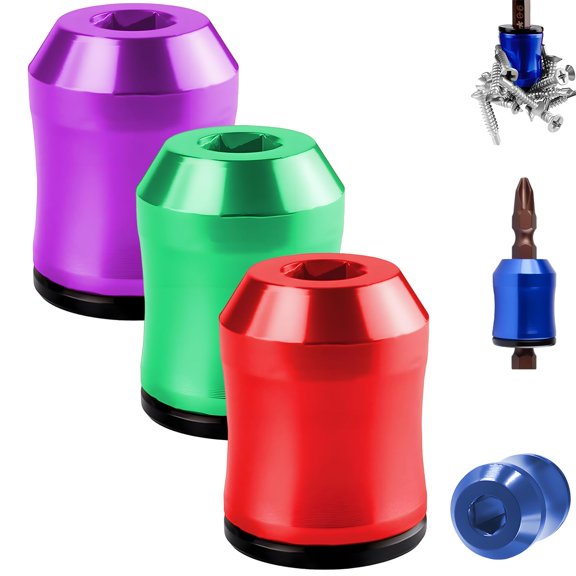 Magnetic Screw Holder, Universal Bit Magnetizer Ring for Screwdrivers & Drill Bits