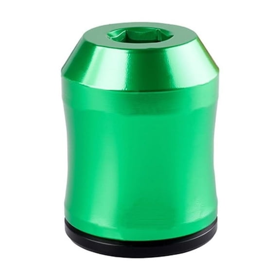 Magnetic Screw Ring,Bit Magnetizer,0.9×0.7inch,Aluminum Alloy Screwdriver Magnetizer,6.35 Mm Hex Shank Drill Bits, Assist Screws Driver Magnetizer For Power Bits Power Bits(Green)