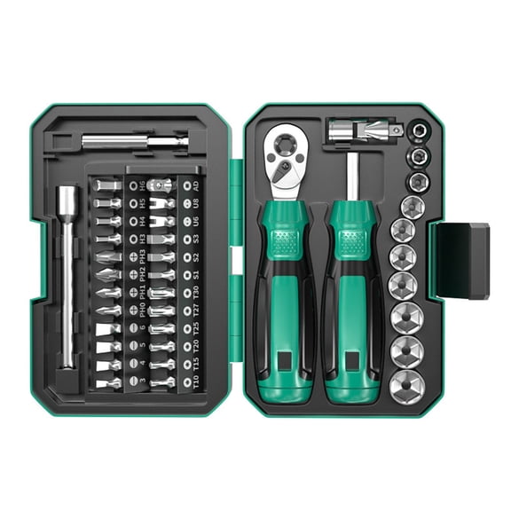 Screwdriver 40 in 1, multi-purpose Ratchet Screwdriver Set, tool kit for home with Detachable Ratchet Handle, Portable Home Repair & DIY Project.