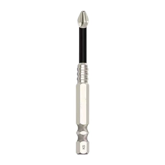 Magnetic Screwdriver Bit Set, Phillips, 75mm, Anti-Slip Iron Driver Bits for Power Drill Hand Tools