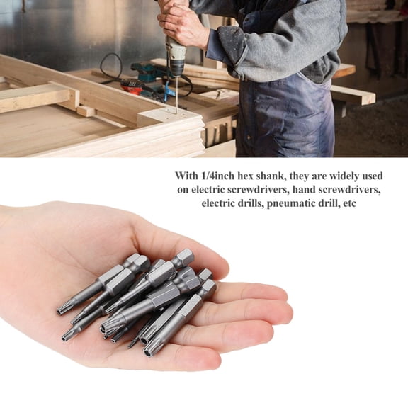 Magnetic Screwdriver Bits, 12Pcs Screwdriver Bits for Hand Screwdrivers Electric Drills for Computer Maintenance