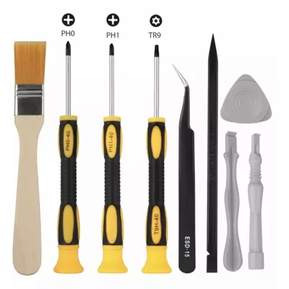 Magnetic Screwdriver Opening Repair Cleaning Tool Kit For Ps4 Xbox Controller 9P