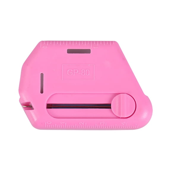 Magnetic Seam Guide for Sewing Machine,Multifunctional Magnet Seam Hemmer Guide with Scale and Seam Ripper,Universal Sewing Accessories and Supplies for Sewing Machine,2.6x1.73 in(Pink)