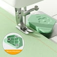 thumbnail image 1 of Magnetic Seam Guide for Sewing Machine, Multifunctional Polygonal Hemmer Guide with Scale, Universal Sewing Quilting Supplies Accessories Tools, 2.36x1.57", 1 of 8