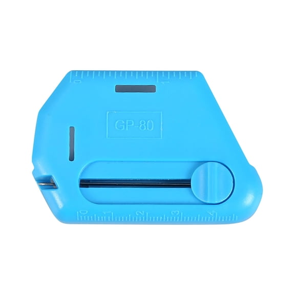 Magnetic Seam Guide for Sewing Machine, Polygonal Strong Magnetic Gauge, 2026 New Multi-Functional Anti-Rolled Hemmer Presser Foot with Scale & Seam Ripper, Sewing Supplies,Sky Blue,2.6x1.7"