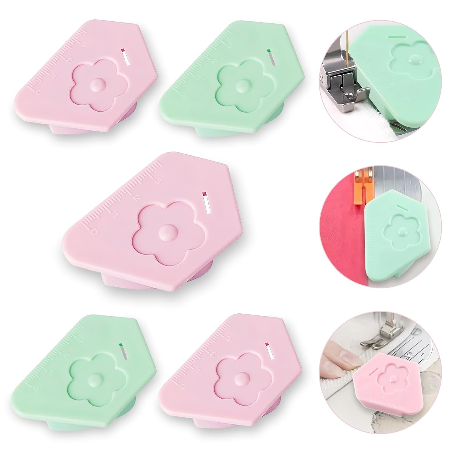 Magnetic Seam Guide For Sewing Machine With Seam