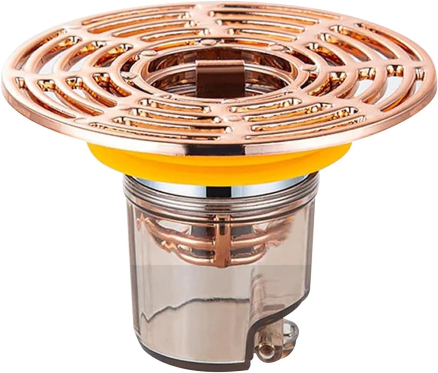 U-Shape Stainless Steel Floor Drain Core - Odor Proof Backflow Preventer For Bathroom & Kitchen - 3.34 Inch Depth