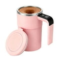 thumbnail image 1 of Magnetic Self Stirring Mug With Temperature Display Smart Coffee Cup With Charging Cable, 1 of 6