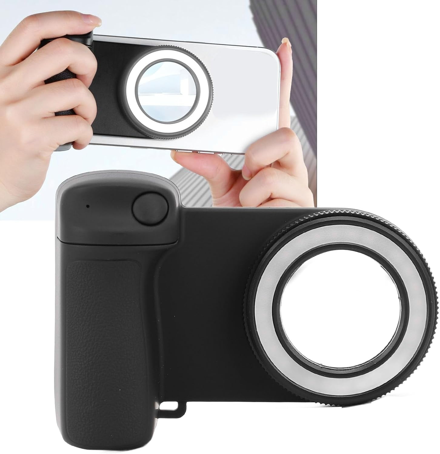 Magnetic Selfie Ring Light with Wireless Bluetooth Remote