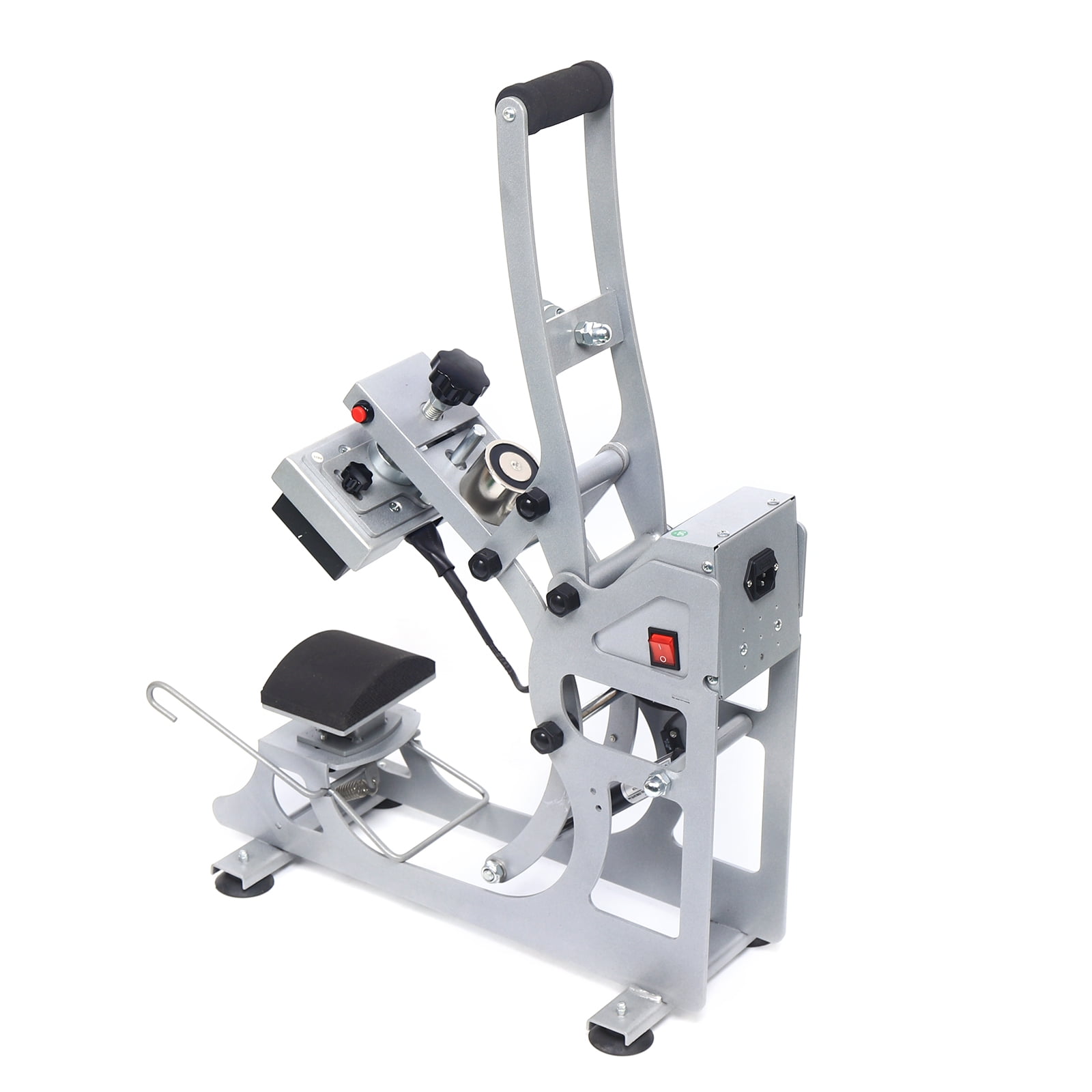 Magnetic Semi-Automatic Cap Ironing Machine Hot Labeling Machine 2in1 Heat Press Machine Magnetic Hat Cap Plate Sublimation Transfer Printer Digital Transfer Sublimation T-Shirt Cap Hat Printer Kit