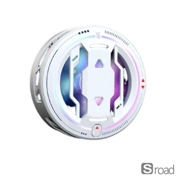 Magnetic Semiconductor Phone Cooler, Ultra-Thin RGB Gaming Cooler With 3-Speed Adjustment, 5V/2A Portable Heat Sink Fan For IPhone Android Mobile Phone, Compatible With MagSafe For PUBG Mobile Gaming