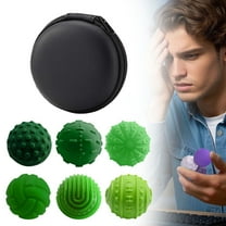 Magnetic Sensory Fidget Balls 6-Pack Silicone Stress Relief Toys for Adults Teens White Elephant Gifts Under 10 Dollars