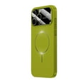 thumbnail image 1 of Magnetic Series Design for iPhone 16 Pro Case, [Compatible with MagSafe] [Military Drop Protectiom & Camera Lens Protector] Large Window Dust-Proof Matte Shockproof Slim PC Phone Cover, Green, 1 of 6