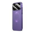 thumbnail image 1 of Magnetic Series Design for iPhone 16 Pro Max Case, [Compatible with MagSafe] [Military Drop Protectiom & Camera Lens Protector] Large Window Dust-Proof Matte Shockproof Slim PC Phone Cover, Purple, 1 of 6