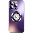 thumbnail image 1 of Magnetic Series Designed for iPhone Case,[Compatible with MagSafe][Military Drop & Camera Lens Protection],Luxury Logo View Matte Shockproof Cover (Purple,iPhone 13 Pro Max), 1 of 6