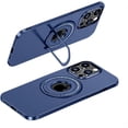 thumbnail image 1 of Magnetic Series Designed for iPhone Case,[Compatible with MagSafe][Military Drop & Camera Lens Protection],Luxury Matte Ring Stand Holder Shockproof Cover (Navy Blue,iPhone 14), 1 of 6