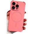 thumbnail image 1 of Magnetic Series Designed for iPhone Case,[Compatible with MagSafe][Military Drop][Four Corner & Camera Lens Protection],Liquid Silicone Anti-Slip Shockproof Cover (Pink,iPhone 14 Pro), 1 of 7