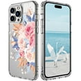 thumbnail image 1 of Magnetic Series Designed for iPhone Case,[Compatible with MagSafe][Military Drop & Full Body Protection],Crystal Clear Cute Flower Flora Shockproof Cover (Camellia,iPhone 14), 1 of 6