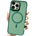thumbnail image 1 of Magnetic Series Designed for iPhone Case,[Compatible with MagSafe][Military Drop & Full Body Protection],Hard PC Bumper Protect Matte Translucent Shockproof Cover (Cypress,iPhone 14 Pro), 1 of 7