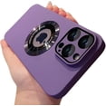 thumbnail image 1 of Magnetic Series Designed for iPhone Case,[Compatible with MagSafe][Military Drop&Full Body Protection],Luxury Matte Logo View Shockproof Cover (Purple,iPhone 14 Plus), 1 of 5