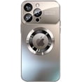 thumbnail image 1 of Magnetic Series Designed for iPhone Case[Compatible with MagSafe][Military Drop&Full Camera Lens Protection]Large Window Logo View Dust-proof Matte Shockproof Cover (Silver,iPhone 13 Pro Max), 1 of 6