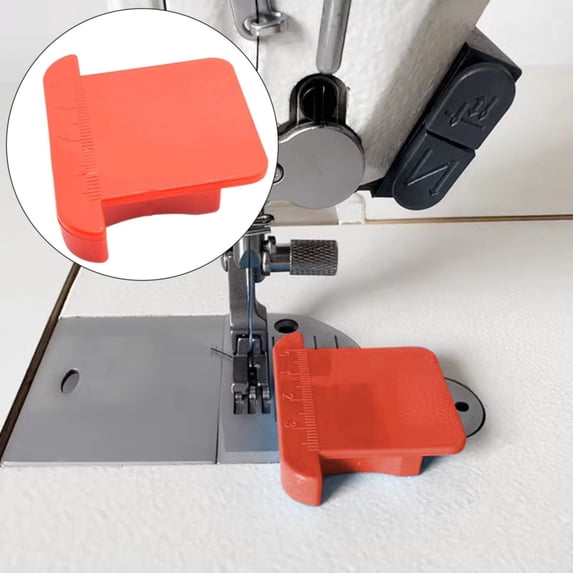 Magnetic Sewing Guide for Sewing Machine, Magnetic Seam Guide Ruler, Strong Magnet Fabric Edge Guide, Durable Sewing Seam Allowance Guide Tool, Portable Sewing Accessory for DIY Craft Projects