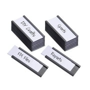 Magnetic Shelf Label Data Card Holders - Magnetic Strips - 1 x 3 - 100 Pieces