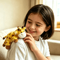 thumbnail image 1 of Magnetic Shoulder Giraffe Plush Toy, Mini Giraffe Stuffed Animal with Magnet, Soft Giraffe Plush for K*ids & Adults, Cute Animal Plush Gift, 1 of 7