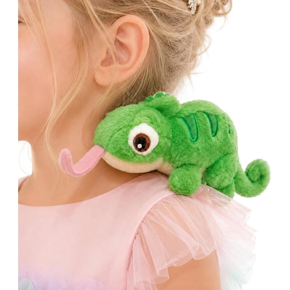 Magnetic Shoulder Lizard Plush, Cute Chameleon Stuffed Animal for Costume & Party