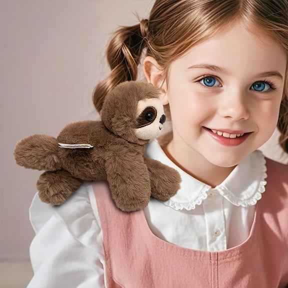 Magnetic Shoulder Plush Doll - Cute Soft Non-Shedding Stuffed Animal Companion Toy, Strong Magnet Clings to Shoulders, Hypoallergenic Fabric for Adults & Home/Car/Office Decor, 4.72in, E