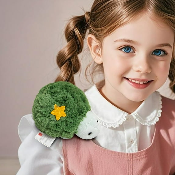 Magnetic Shoulder Plush Doll - Cute Soft Non-Shedding Stuffed Animal Companion Toy, Strong Magnet Clings to Shoulders, Hypoallergenic Fabric for Adults & Home/Car/Office Decor, 4.72in, A