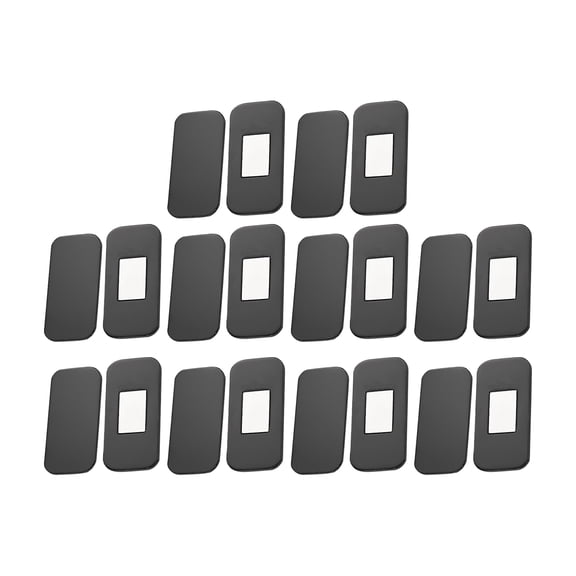 Magnetic Sliding Door Lock, 10pc Magnetic Push-Pull Door Latch, Black No-Drill Magnetic Door Catch for Home Office Bedroom Closet Cabinet, Secure & Easy Installation Magnetic Door Lock Kit