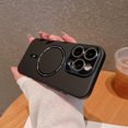 thumbnail image 1 of Magnetic Slim Fit Designed for iPhone 12 Pro Max Case, [Compatible with MagSafe] [Ultra Thin] Protective Matte Hard PC Cover Anti-Scratch Phone Case for iPhone 12 Pro Max, Black, 1 of 7
