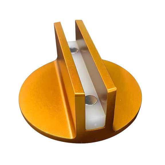 Magnetic Slotted Jack Pad – 0.37" Aluminum Pinch Weld Frame Adapter for Cars/SUVs/Trucks