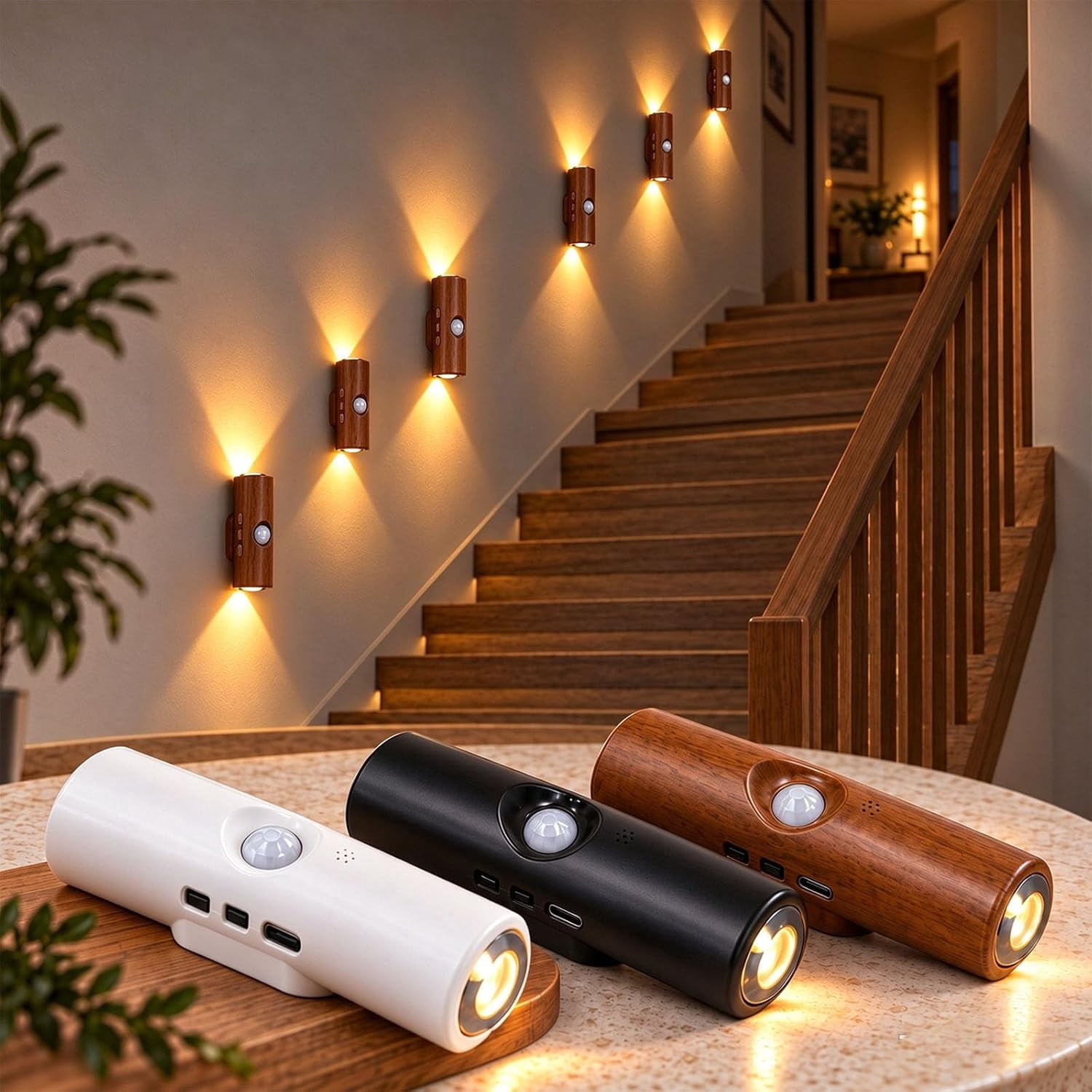Magnetic Smart Motion Sensor with RGB Lighting - Customizable Ambience ...